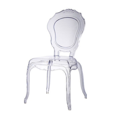 comprar Las sillas de la princesa caballero de resina de plástico cristalino claro acrílico Chiavari silla Fabricación en línea