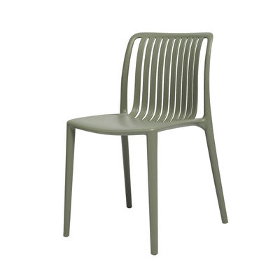 comprar Sillones de comedor de patio de plástico de forma L de polipropileno de oliva Sillones de comedor al aire libre Fabricación en línea