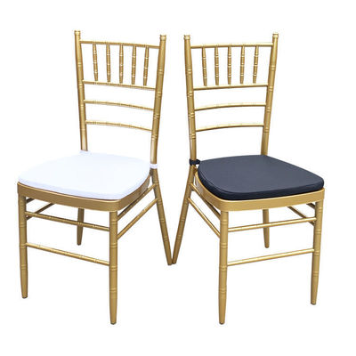 comprar Silla de acoplamiento de metal contemporáneo Chiavari Event Chiavari Silla de boda Fabricación en línea