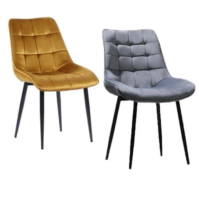 comprar Transforme su comedor con muebles de cocina personalizados sillas de comedor en cuero / terciopelo PU tapizado cómodo Fabricación en línea