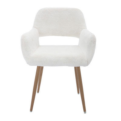 comprar Conjunto de 2 sillas de comedor cómodas de diseño nórdico moderno con piernas de metal de hierro Tamaño del producto 23.23*18.11*31.1
