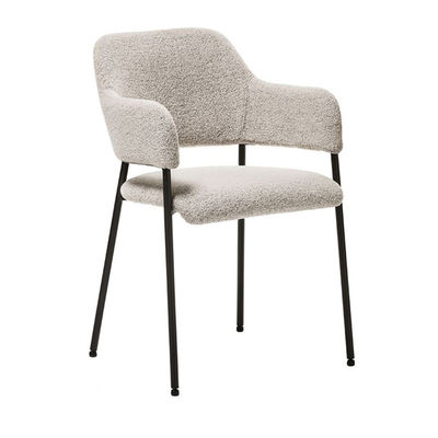 comprar Silla de comedor de terciopelo con piernas de metal de color personalizado para el ocio nórdico minimalista en el hotel Fabricación en línea