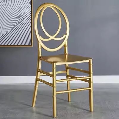 comprar Cojín de esponja Oro Blanco sillas de salón apilables Chiavari Para el banquete del hotel Fabricación en línea