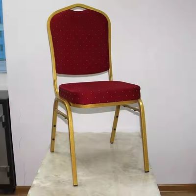 comprar Sillas de banquete de hotel con estructura metálica para fiestas y bodas, grosor del acero 0,6-1,2 mm, asiento de tela específico para sillas de hotel Fabricación en línea
