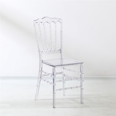 Sillones Chiavari transparentes de plástico mayorista OEM Sillones Chiavari transparentes
