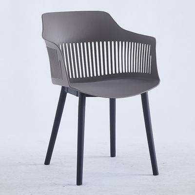 Sillones de plástico gris contemporáneo sillas de comedor sillas de plástico de cocina para el hogar