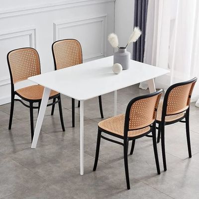 Sillones de plástico para comedor de rotín para banquetes
