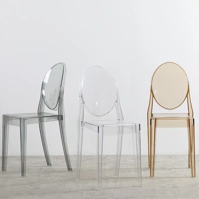 Banquete victoriano Chiavari silla acrílica sillas de comedor de cristal Chiavari