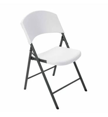 Silla plegable de HDPE para bodas sillas plegables de plástico blanco para hoteles y restaurantes