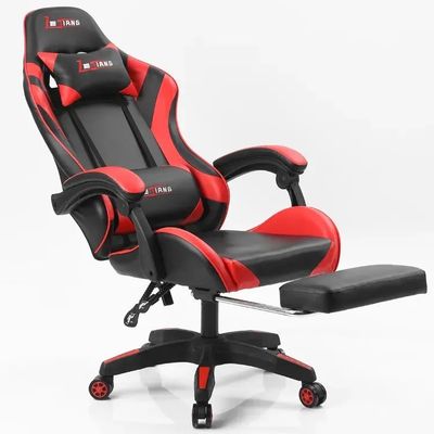 Silla de computadora de carreras de cuero sintético de 2 cm Silla de escritorio de carreras de esponja