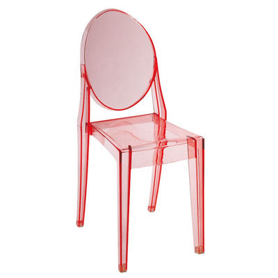 Sillones de chiavari de color rosa de policarbonato Sillones de chiavari apilables