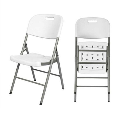 Sillones plegables de plástico HDPE para exteriores sillas plegables blancas de plástico personalizados