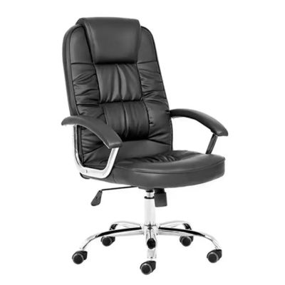 Silla ejecutiva ergonómica de espalda alta Silla de oficina ejecutiva ergonómica de cuero