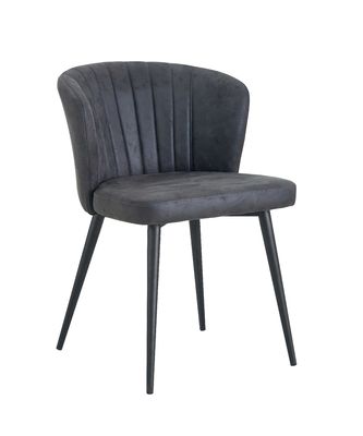 Sillones de acento tapizados de café de tela terciopelo sin brazos silla tapizada