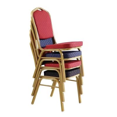 Sillas metálicas apilables para hoteles, banquetes, restaurantes y comedores domésticos